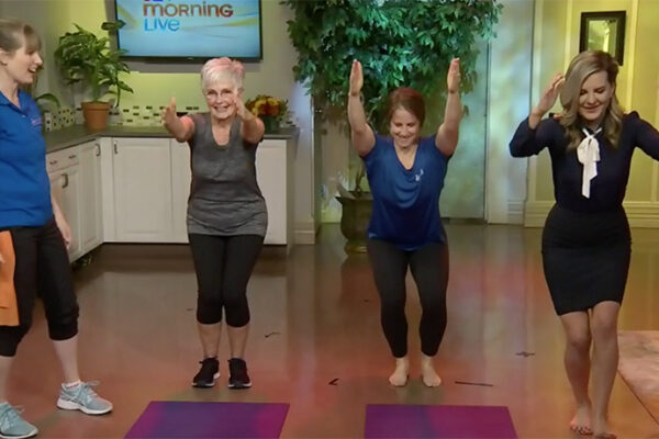 Zoomers yoga positions on CTV news